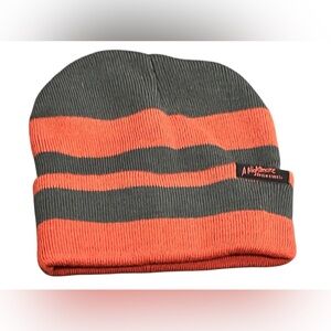 Nightmare on Elm Street Cuff Beanie Hat Horror Slasher Freddy Krueger EUC